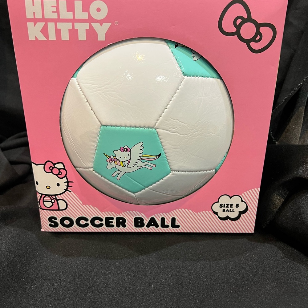 Hello Kitty Unicorn Soccer Ball 26.8in Size 5 NEW In Box